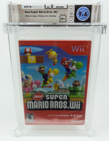Nintendo Wii *New Super Mario Bros. Wii* Sealed WATA 9.6 A+ no VGA Foil First