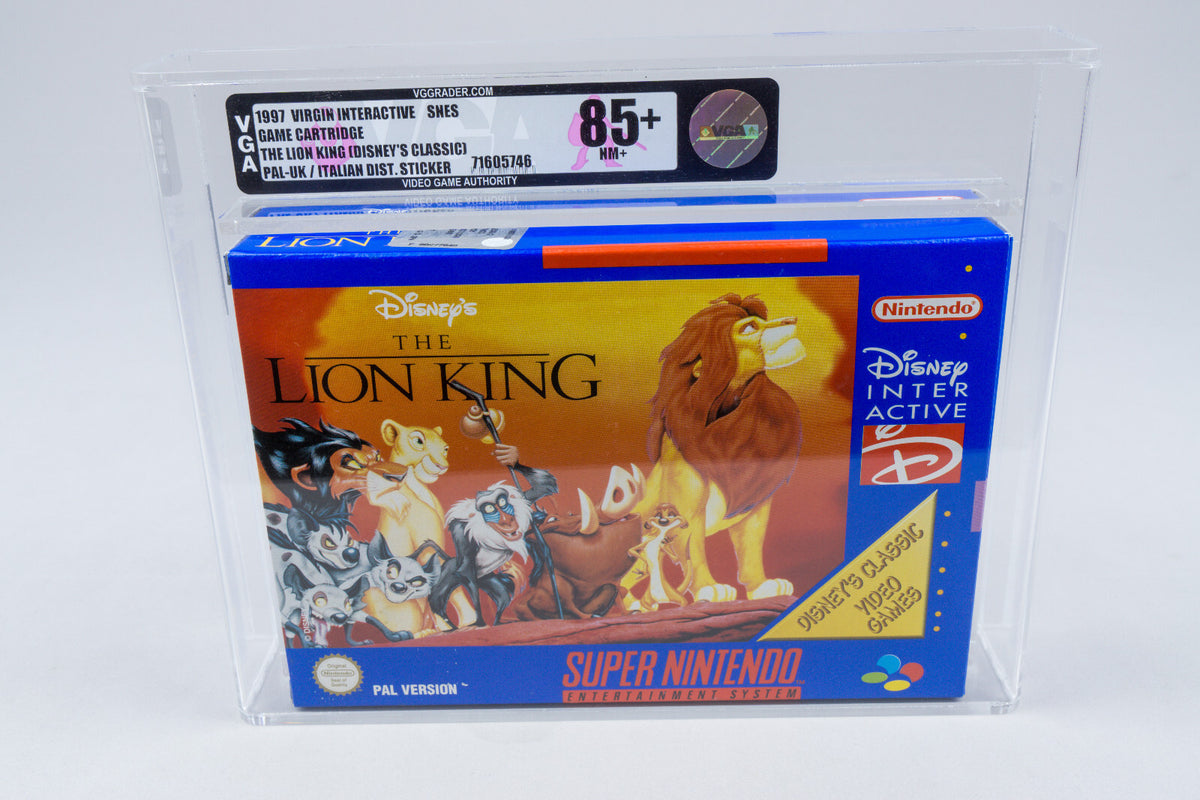 Super Nintendo *Disney's The Lion King* SNES VGA 85+ Near Mint +
