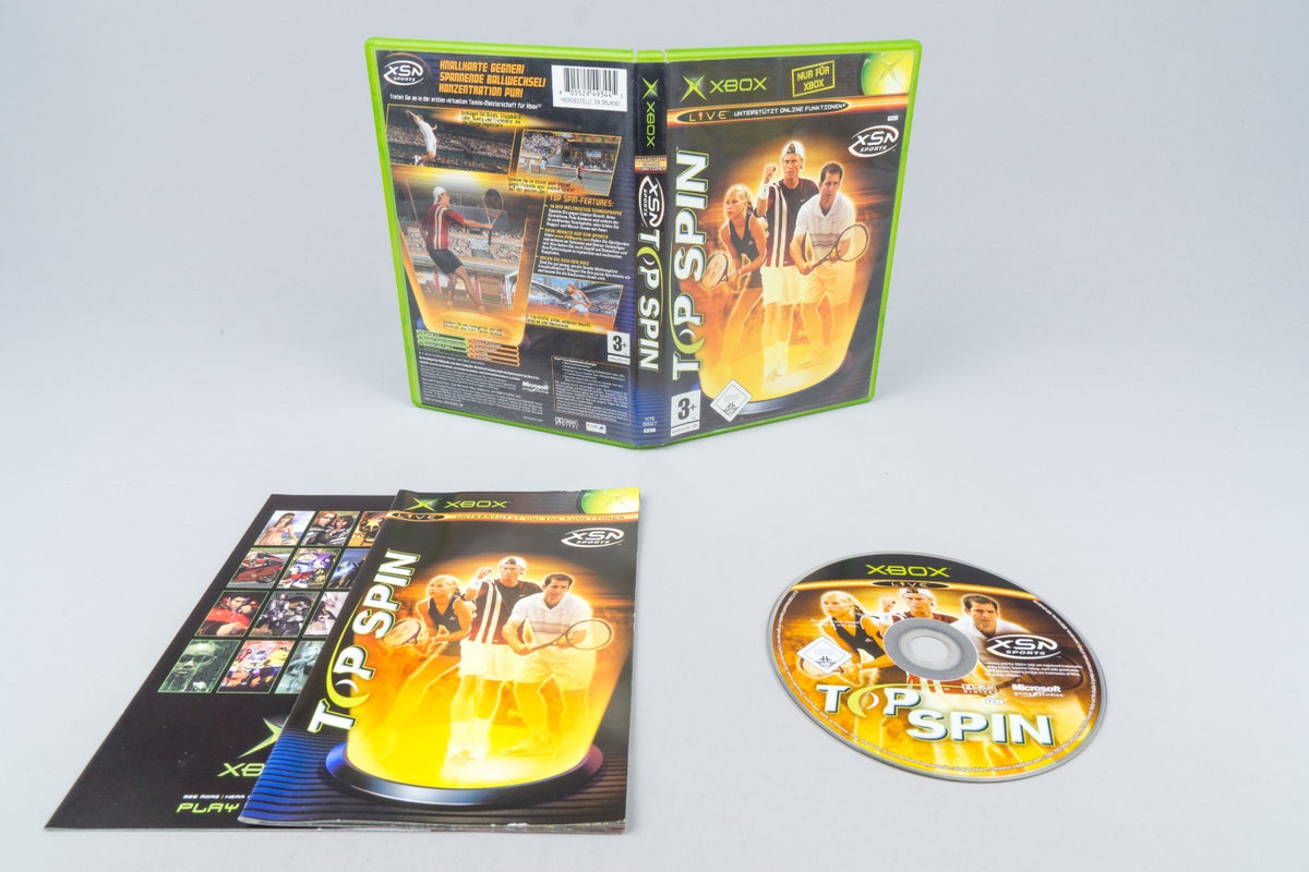 Xbox  Classic *Top Spin* OVP mit Anleitung