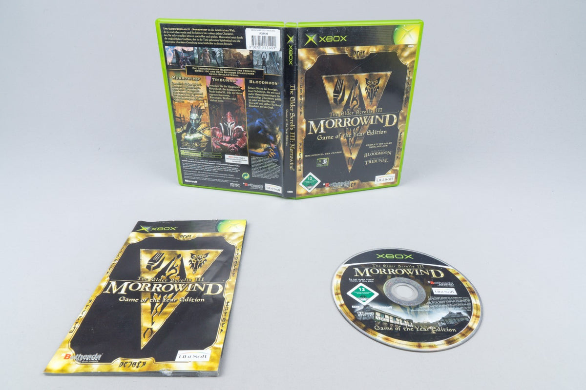 Xbox  Classic *Elder Scrolls III: Morrowind - Game of the Year Edition* OVP