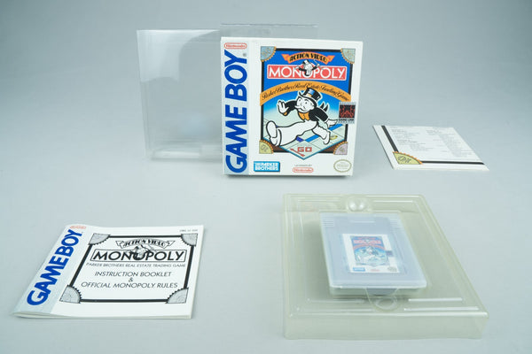 Nintendo Game Boy *Monopoly* CIB OVP Poster LY-USA