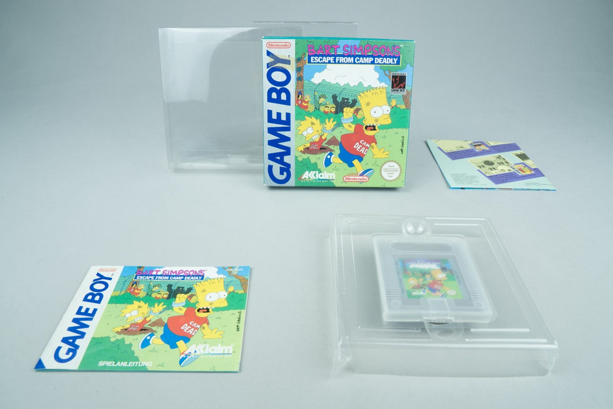 Nintendo Game Boy *Bart Simpson's Escape From Camp Deadly* CIB OVP TS-NOE
