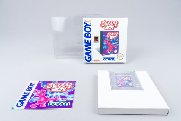 Nintendo Game Boy *Jelly Boy* CIB OVP Anleitung Ocean White AJBP-UKV-1