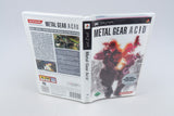 Sony PSP *Metal Gear Ac!d* OVP mit Anleitung und Card Book