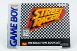 Nintendo Game Boy *Street Racer* OVP CiB Anleitung Poster ASRE-USA