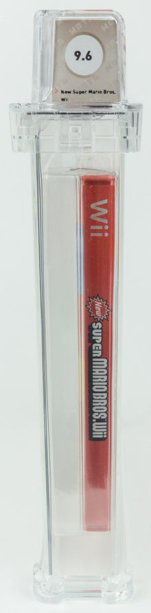 Nintendo Wii *New Super Mario Bros. Wii* Sealed WATA 9.6 A+ no VGA Foil First