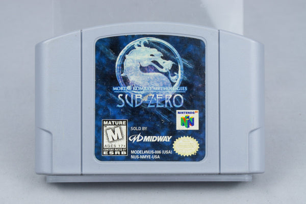Mortal Kombat Mythologies: Sub-Zero Nintendo 64 N64 Modul NTSC-U/C USK 18