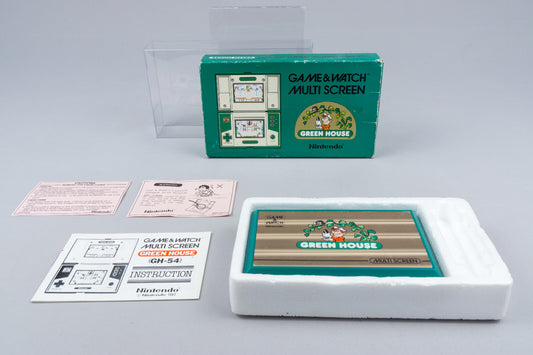 Nintendo Game & Watch Multi Screen *Green House* 1982 CIB OVP Anleitung GH-54 #1