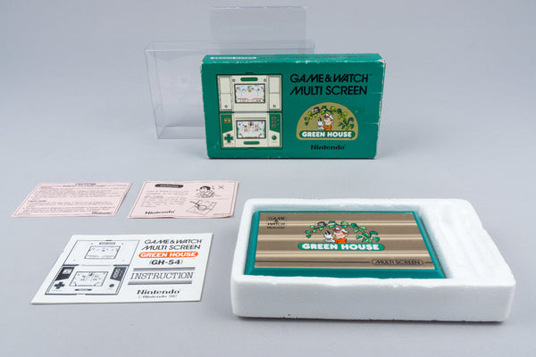 Nintendo Game & Watch Multi Screen Green House 1982 CIB OVP Anleitung GH-54 #1