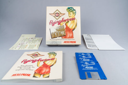 B17 Flying Fortress Commodore Amiga Big Box CIB OVP Anleitung Poster