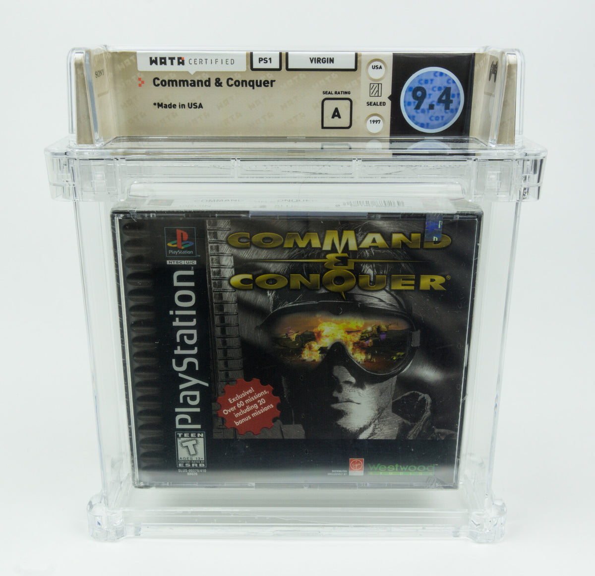 Playstation 1 *Command & Conquer* PS1 New / WATA 9.4 A+ no VGA POP 8