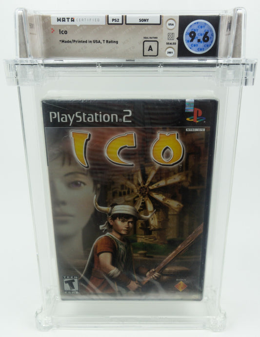 Playstation 2 *Ico* PS2 Sealed WATA 9.6 A no VGA
