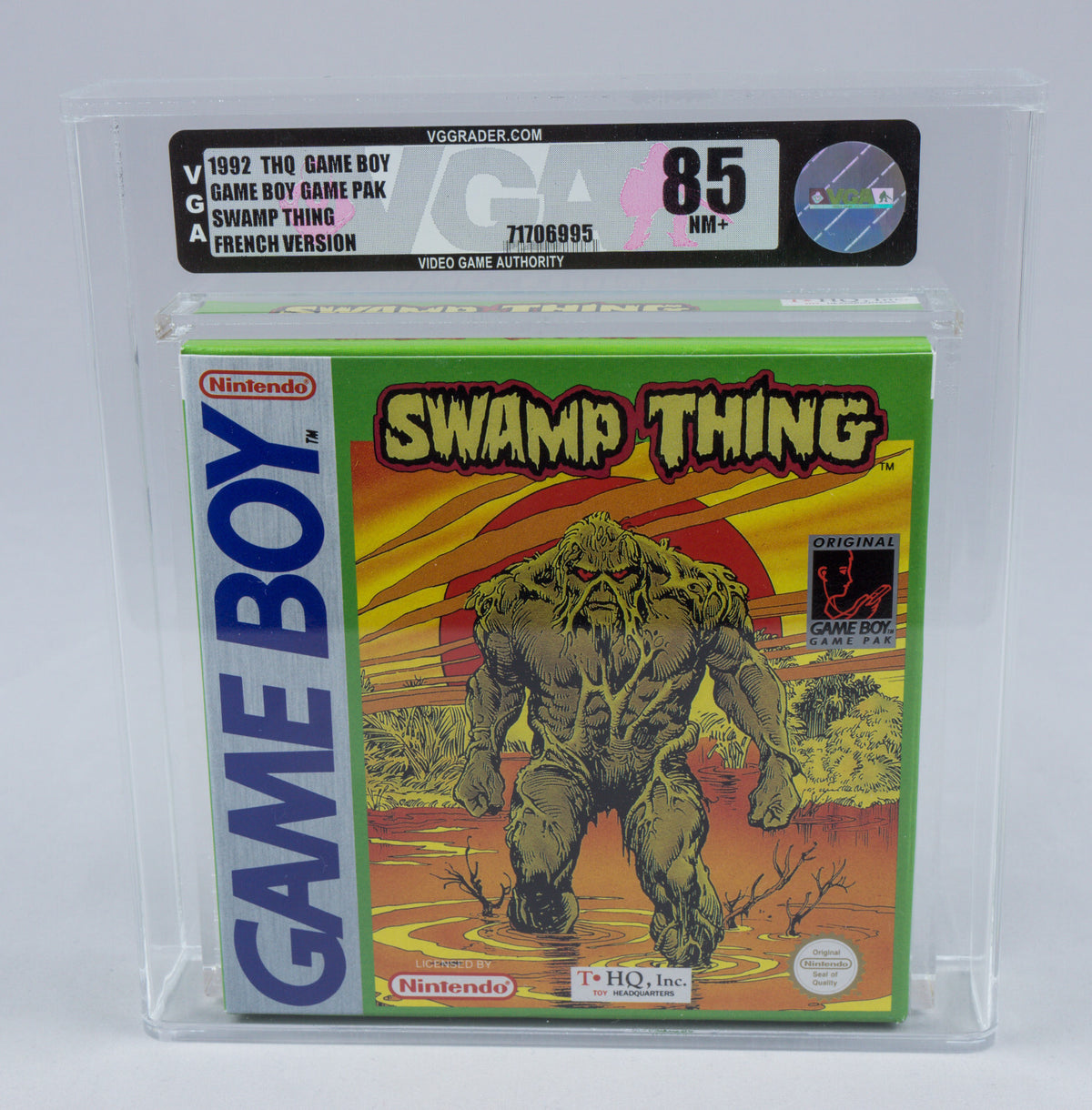 Nintendo Game Boy *Swamp Thing* New Neu VGA 85 Near Mint+ French Version