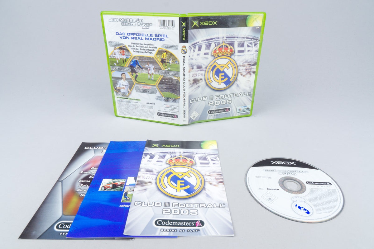 Xbox  Classic *Real Madrid Club Football 2005* OVP mit Anleitung