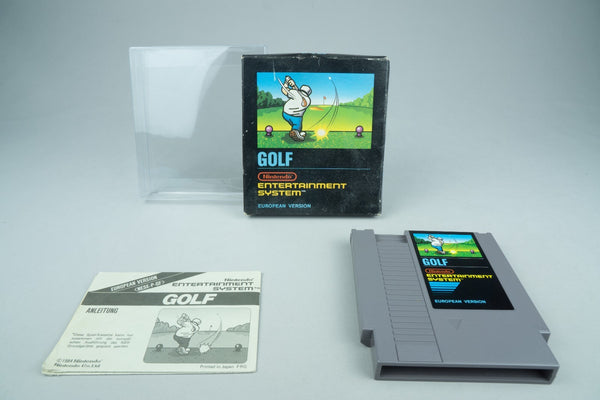 Golf Nintendo NES OVP CIB PAL B GF-EEC/FRG Bienengräber +