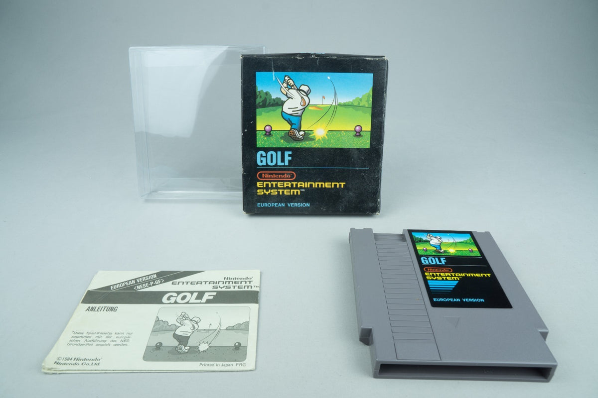 Golf Nintendo NES OVP CIB PAL B GF-EEC/FRG Bienengräber +