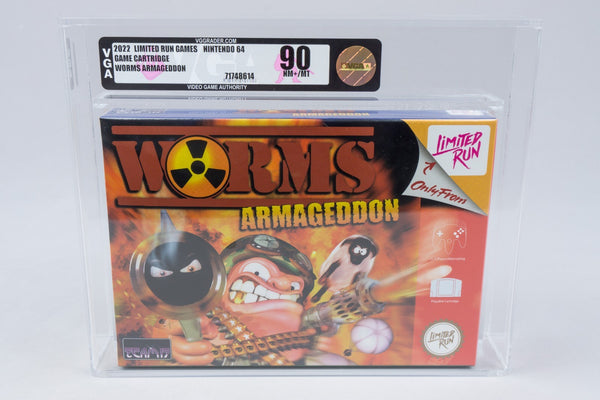 Nintendo 64 Worms: Armageddon N64 Neu / Sealed VGA 90 Limited Run