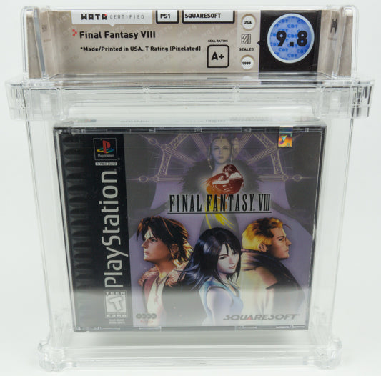 Playstation 1 *Final Fantasy VIII* PS1 New / Sealed / WATA 9.8 A+