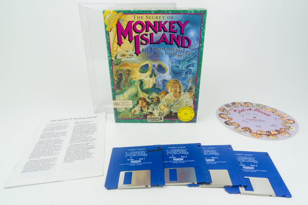Commodore Amiga *The Secret of Monkey Island* in OVP mit Anleitung Big Box