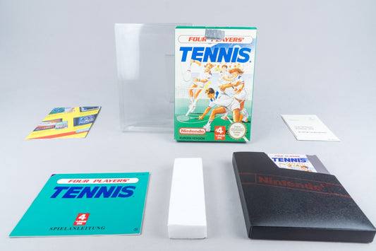 Nintendo NES *Four Players' Tennis* OVP CIB PAL B 74-NOE-1 +