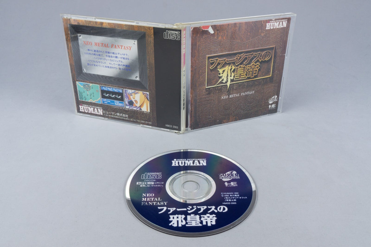 Neo Metal Fantasy PC Engine OVP CIB Super CD-ROM² NTSC-J