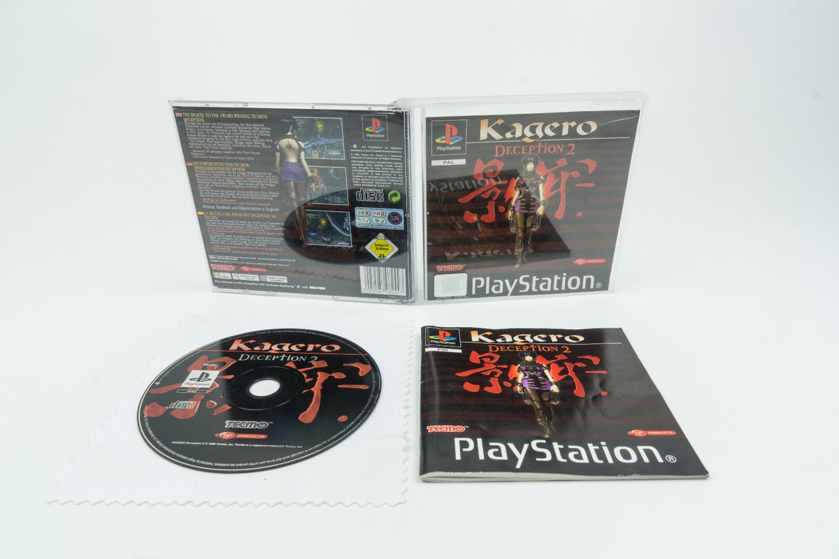 Playstation 1 *Kagero Deception 2* PS1 OVP Anleitung PAL