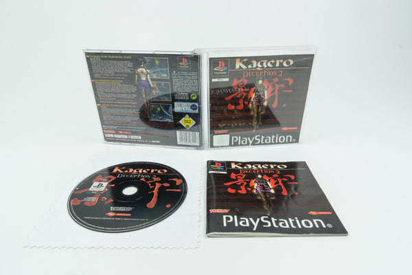 Playstation 1 Kagero Deception 2 PS1 Sealed Manual PAL