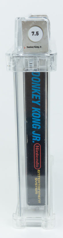 Nintendo NES *Donkey Kong Jr.* WATA 7.5 CIB Round SOQ Hangtab NTSC POP 1