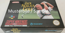Super Nintendo *Jack Nicklaus Golf* SNES New Neu Ungeöffnet Shipping Box ESP