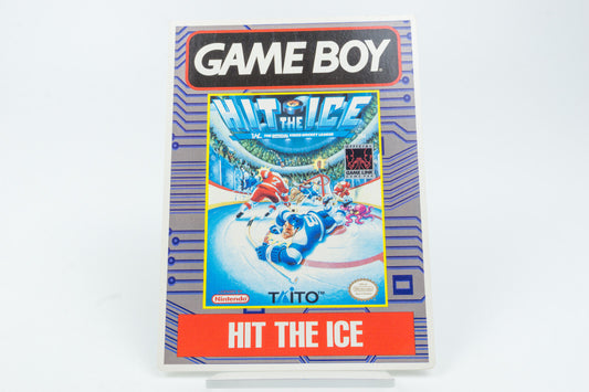 Nintendo Game Boy *Hit The Ice* USA Vidpro Werbe-Displaykarte