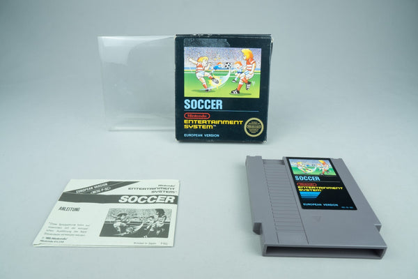 Soccer Nintendo NES OVP CIB PAL B SC-EEC/FRG Bienengräber #2 +