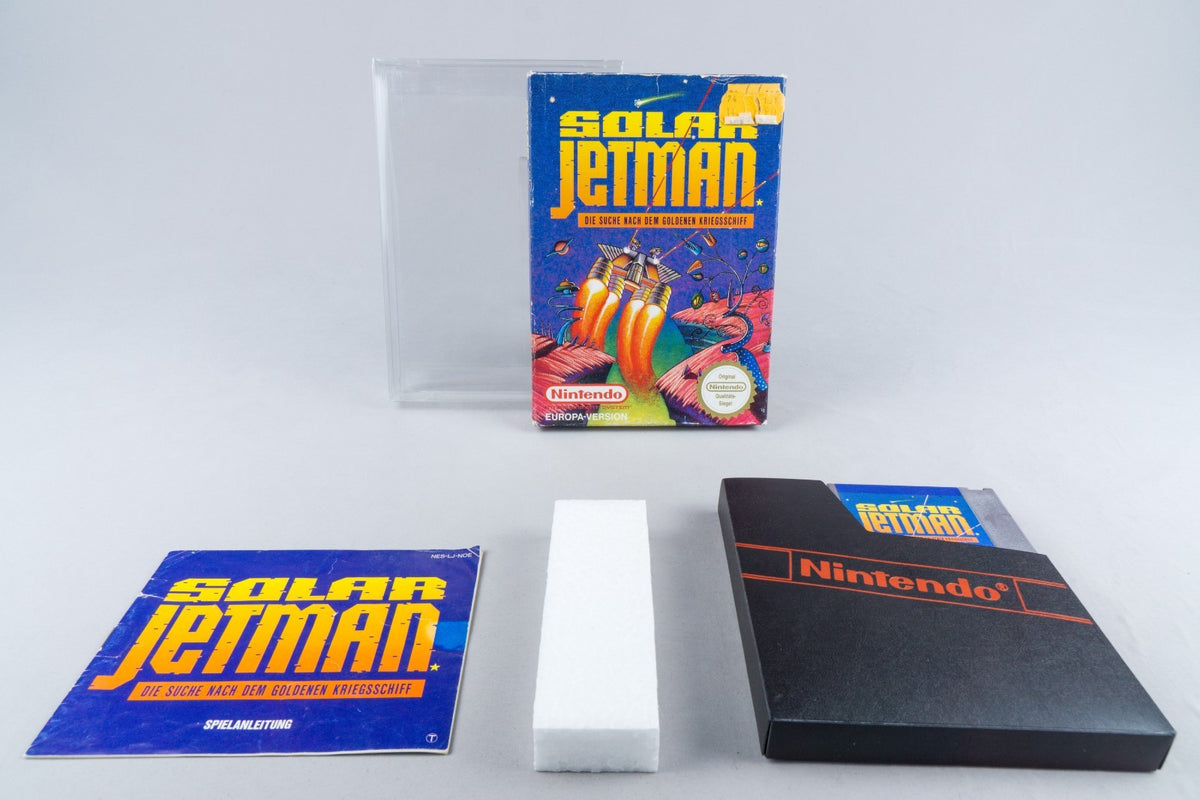 Nintendo NES *Solar Jetman* OVP CIB PAL B LJ-NOE +