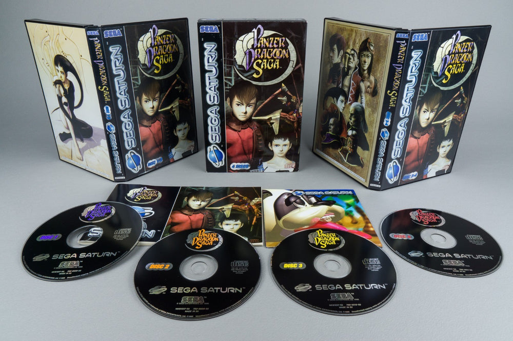 Panzer Dragoon Saga Sega Saturn OVP mit Anleitung Acrylcase