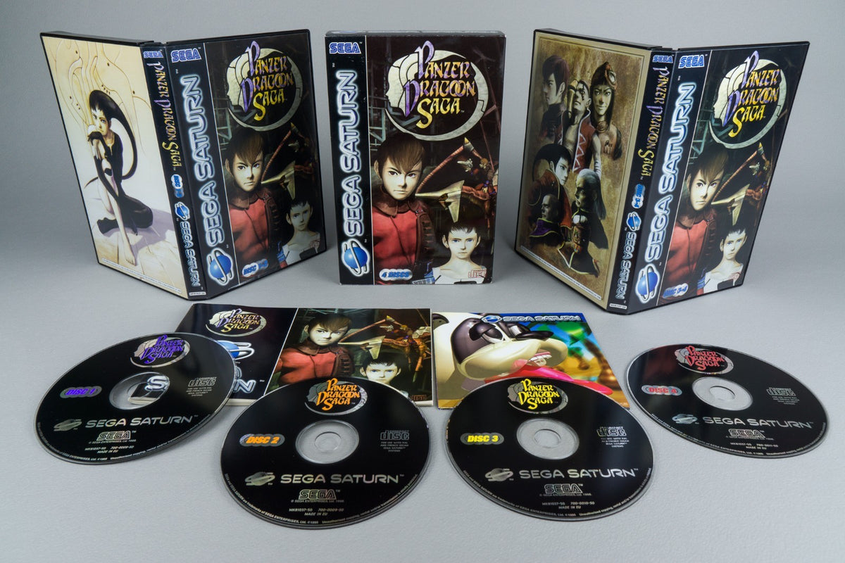 Panzer Dragoon Saga Sega Saturn OVP mit Anleitung Acrylcase