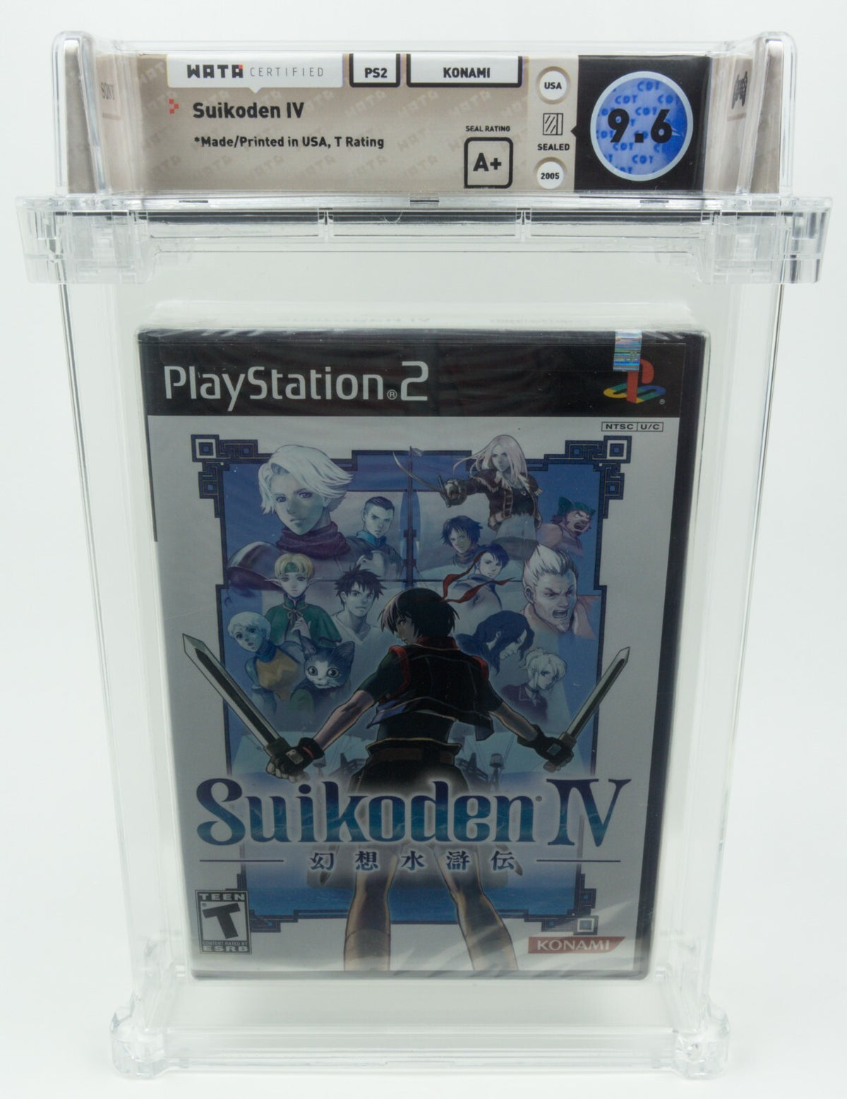 Playstation 2 *Suikoden IV* PS2 Sealed WATA 9.6 A+ no VGA