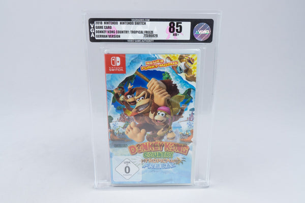 Nintendo Switch *Donkey Kong Country: Tropical Freeze* Neu / Sealed VGA 85