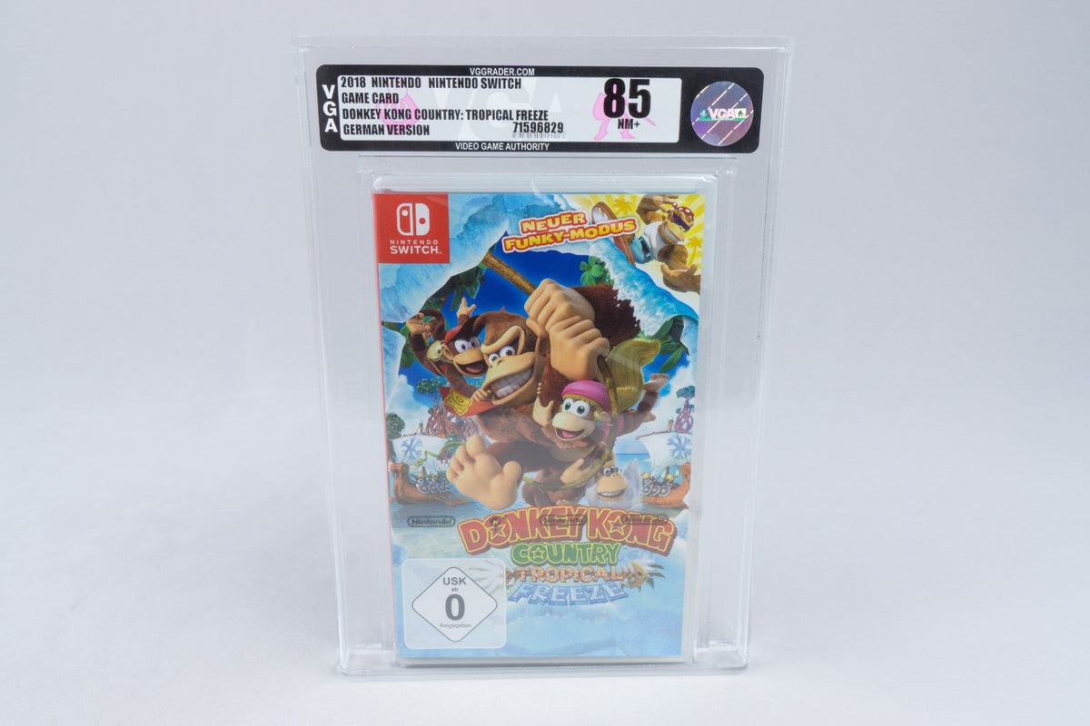 Nintendo Switch *Donkey Kong Country: Tropical Freeze* Neu / Sealed VGA 85