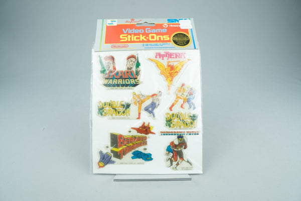 SNK Video Game Stick-Ons Stickers Ikari Warriors Double Dragon 1988 New #6 +