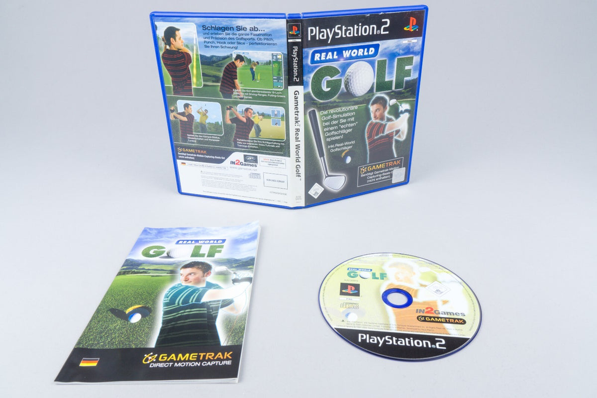 Playstation 2 *GameTrak: Real World Golf * PS2 OVP mit Anleitung
