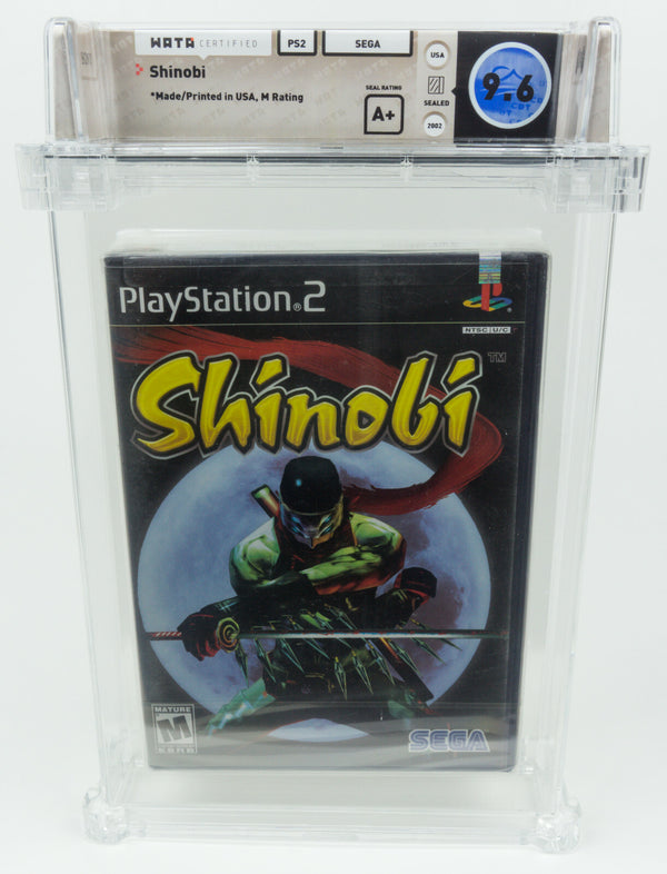 Playstation 2 Shinobi PS2 Sealed WATA 9.6 A+ not VGA