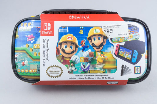 Nintendo Switch *Game Traveler: Deluxe Travel Case - Mario Maker 2* Neu NNS50C