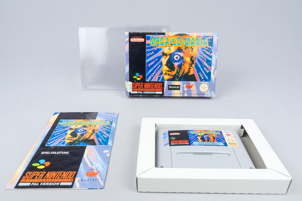 Super Nintendo *Mega-Lo-Mania* SNES CIB OVP MZ-NOE