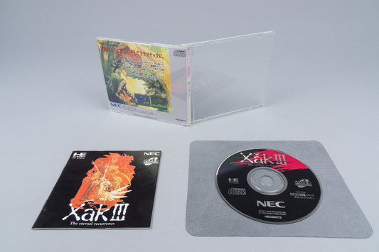 PC Engine * Xak III: The Eternal Recurrence* OVP CIB Super CD-ROM² NTSC-J