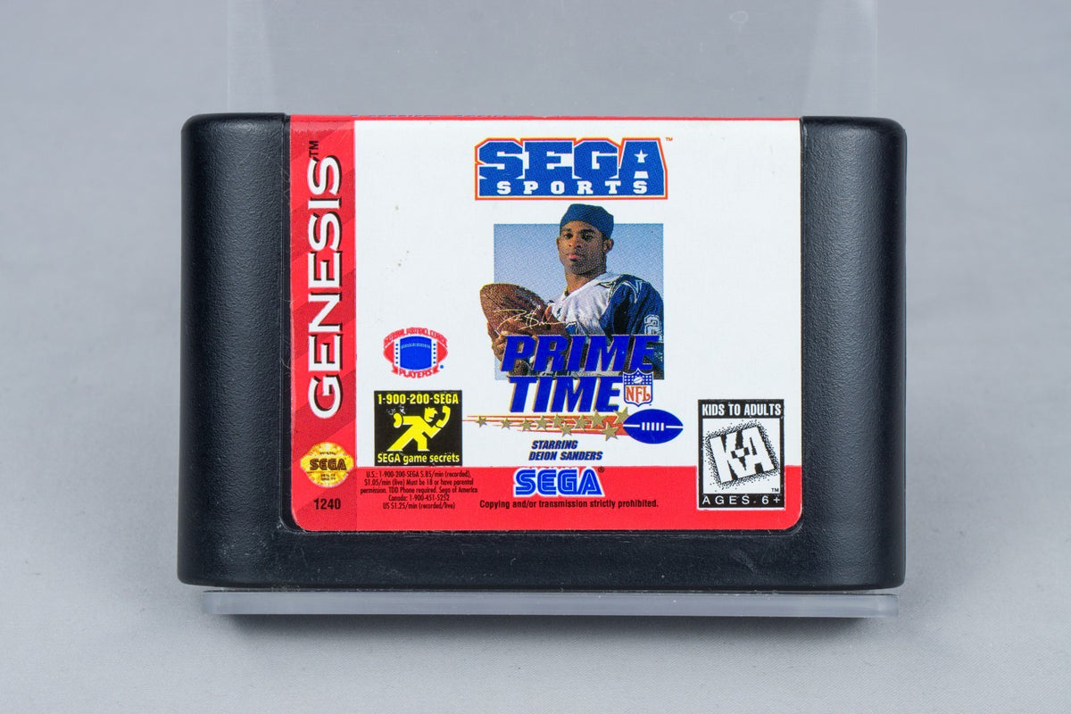 Prime Time NFL Football Starring Deion Sanders Sega Genesis Modul NTSC-U/C