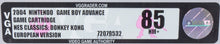 Game Boy Advance *NES Classics: Donkey Kong* GBA Neu / Sealed VGA 85 Near Mint+