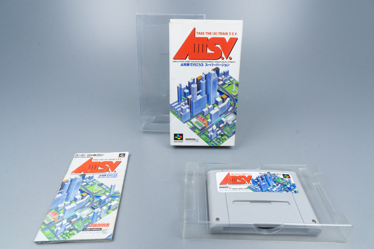 Super Famicom *AIII S.V. - A Ressha de Ikou 3* SFC OVP mit Anleitung NTSC-J #2