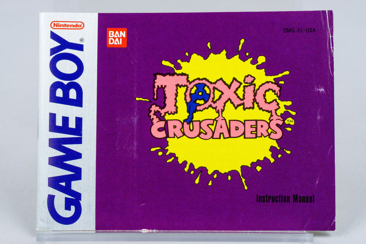 Nintendo Game Boy *Toxic Crusaders* Anleitung DMG-XL-USA
