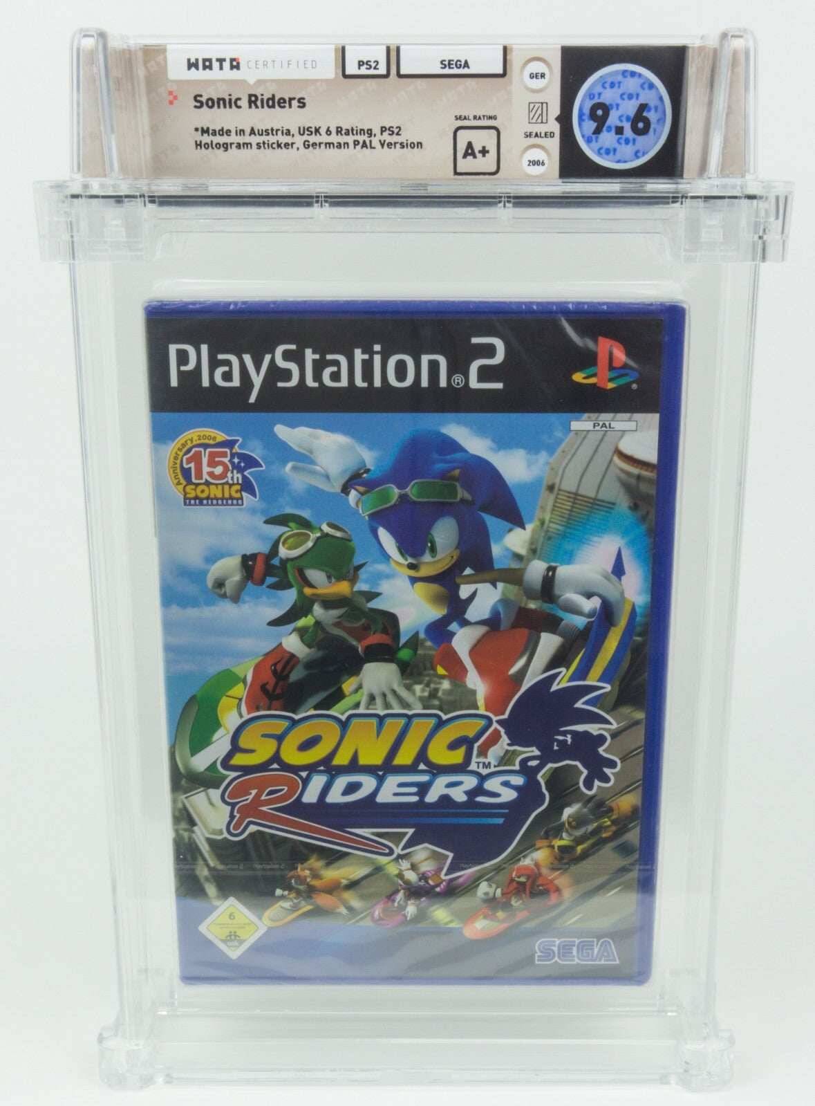 Playstation 2 *Sonic Riders* PS2 Sealed WATA 9.6 A+ no VGA