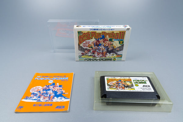 Famicom *The Best Play Pro Yakyuu II* FC OVP mit Anleitung NTSC-J