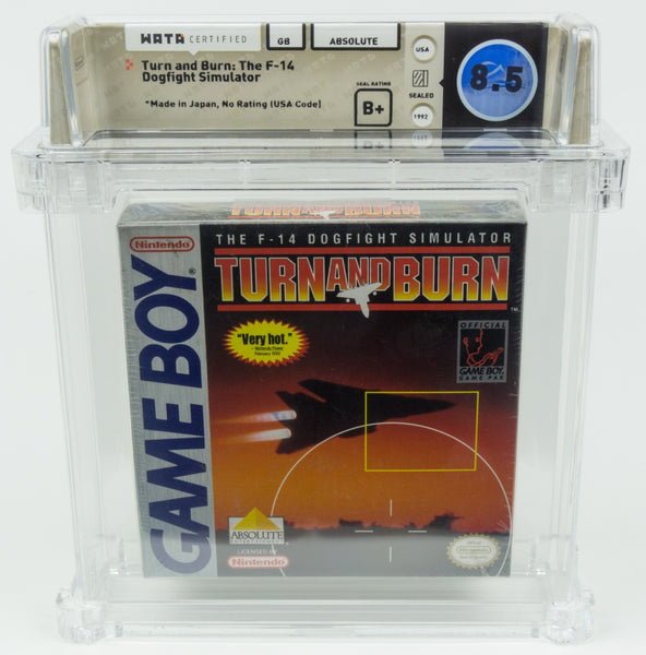 Nintendo Game Boy *Turn and Burn: The F-14 Dogfight Simulator* New WATA 8.5 B+